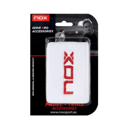 Nox Schweißband Weiß/Rot