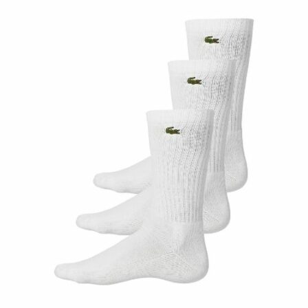 Lacoste Sport High-Cut Socken 3er-Pack White