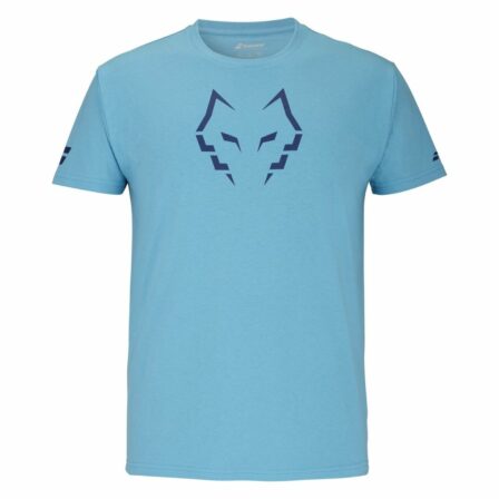 Babolat Cotton Tee Lebrón Cyan Blue