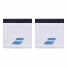 Babolat Logo Wristband White/Drive Blue