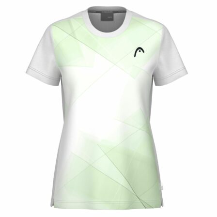Head Tie-Break T-shirt Women White/Celery Green