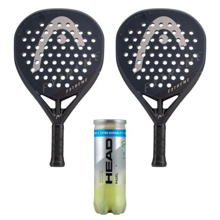 Head Padel Set (2 x Head Extreme Touch + Head Padel Pro+ 3 stk.)
